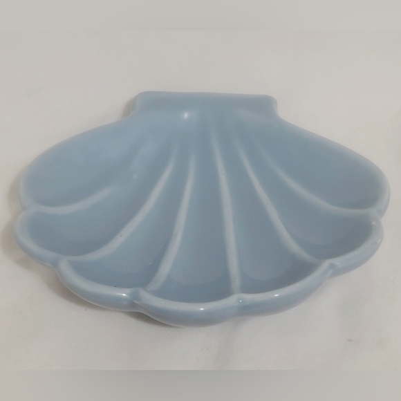 Vintage Relco Manufacturer Sundance Ceramic Blue Shell Trinket Dish - Picture 7 of 9
